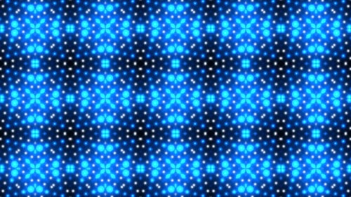 Blaue LED-Wand