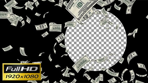 Money Rain Loop Background