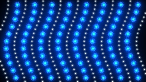 Lichter Blauer Vorhang