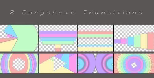 Modern Geometric Shape Corporate Transitions Pack