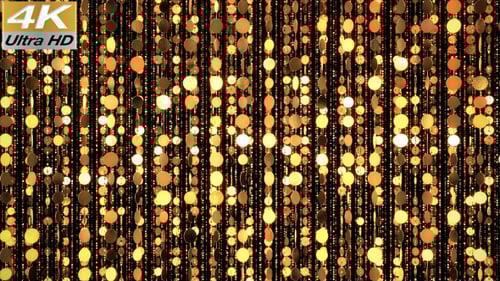 Animated Golden Sequins Shimmering Background Loop