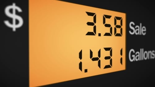 Petrol Station Pump Display