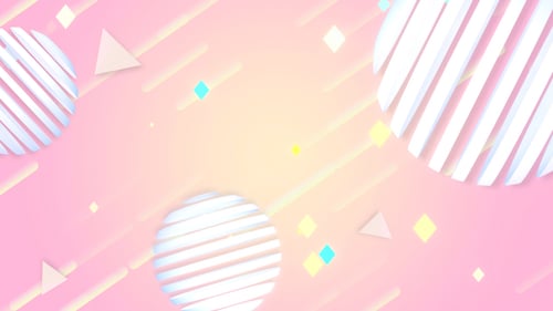 3D abstrakte geometrische Formen Hintergrund 2