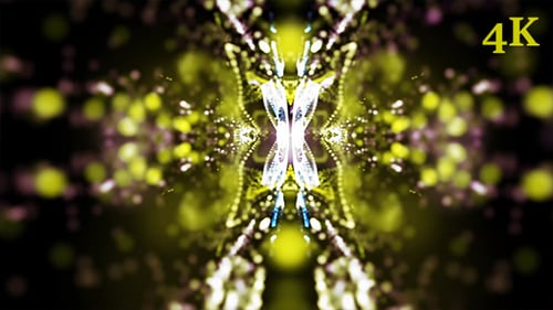 Abstract Glowing Particle Light Motion Background Loop