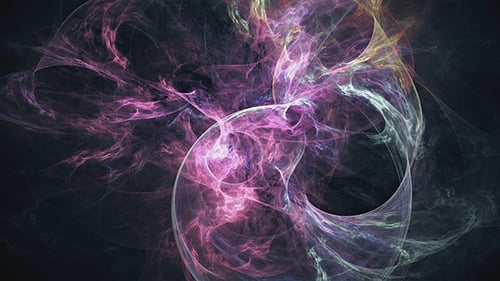 Dark Purple Dramatic Fantasy Abstract Background Loop