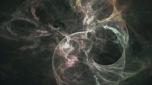 Abstrakte Schwarz-Weiß-Fantasy-Hintergrundschleife