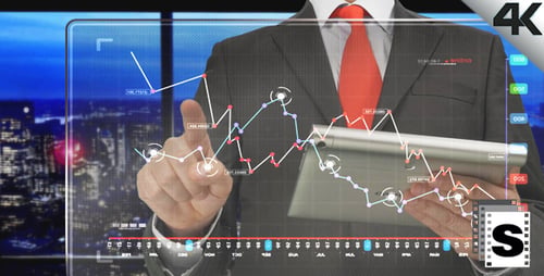 Futuristic Business Screen