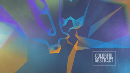 Dynamic Abstract Geometric Network Background Animation