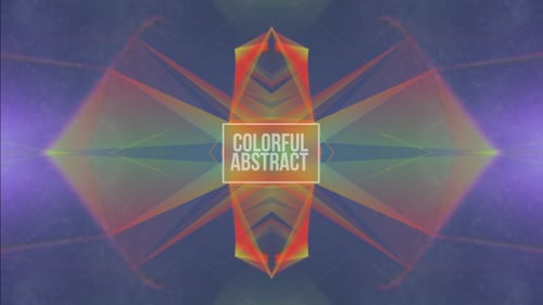 Abstract Mirror Kaleidoscope Backgrounds Loop V3