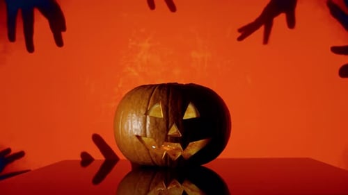 Scarry Halloween pumpkin