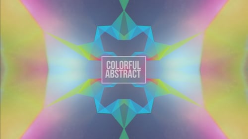 Abstract Mirror Kaleidoscope Backgrounds Loop V10