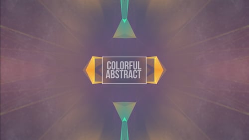 Abstract Mirror Kaleidoscope Backgrounds Loop V13