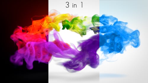 Fluid Colorful Smoke Logo Opener