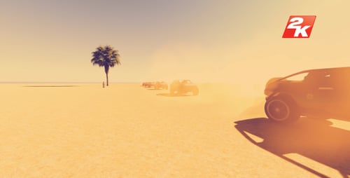 Desert Trucks and Palm