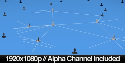 Mise en réseau avec de plus en plus de personnes + Alpha Channel