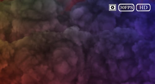Dynamic Fluid Smoke Abstract Background Animation