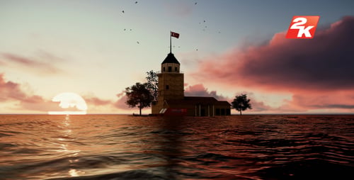 Sea Sunset Mädchenturm