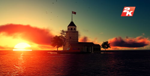 Sonnenuntergang am Meer