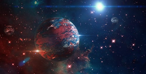 Planeten aus dem Weltraum