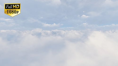 Flying Through White Clouds Nature Sky Background