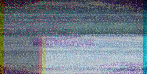 Digital Glitch Static Video Overlay Background