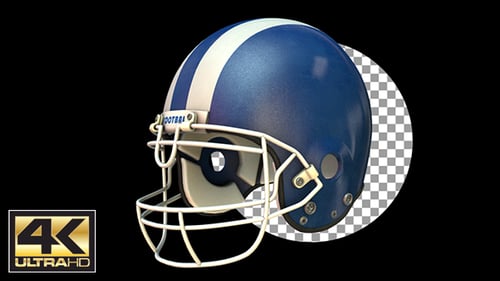 American Football Helm Animation Ultra HD