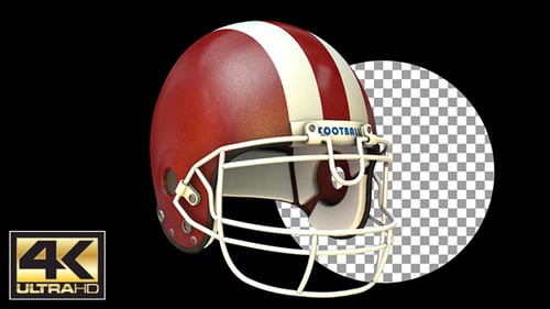 American Football Helm Animation Ultra HD
