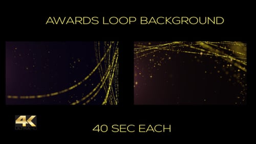 Elegant Glowing Golden Lines Abstract Background