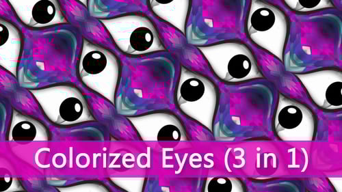 Vibrant Geometric Abstract Kaleidoscopic Patterns Background