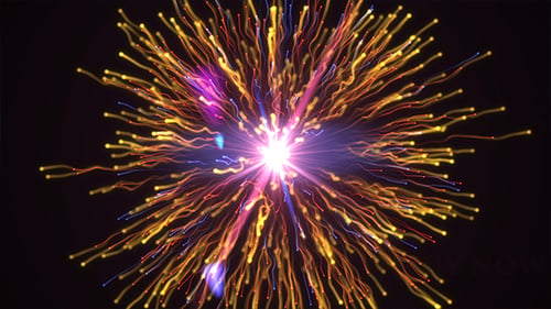 Explosions-Hintergrund für Logo