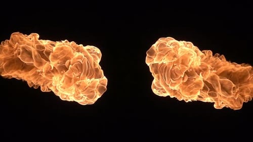 Zerstreuender Feuerball