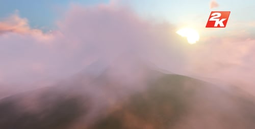 Hohe Wolken am Berg