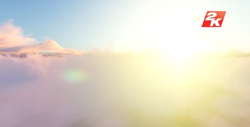 High Mountain and Clouds