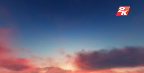 Dreamy Cloudscape with Radiant Light Rays and Color Shifts