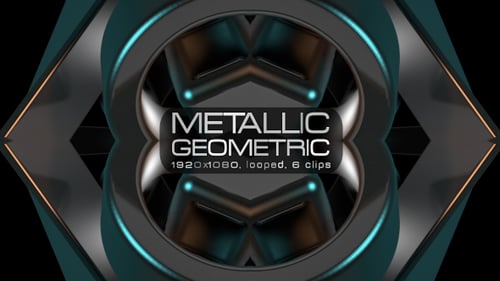 Metallisches geometrisches VJ