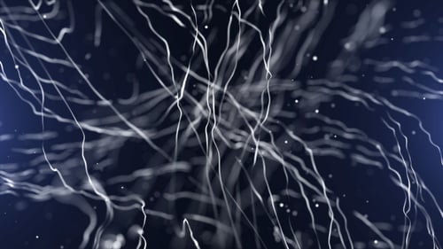 Fondo abstracto cuerdas azules