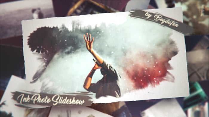 Dynamic Ink Art Photo Slideshow Template, Video Displays ft. album ...