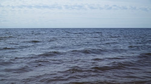 Calm Sea and Blue Sky