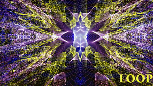 Abstract Particle Background