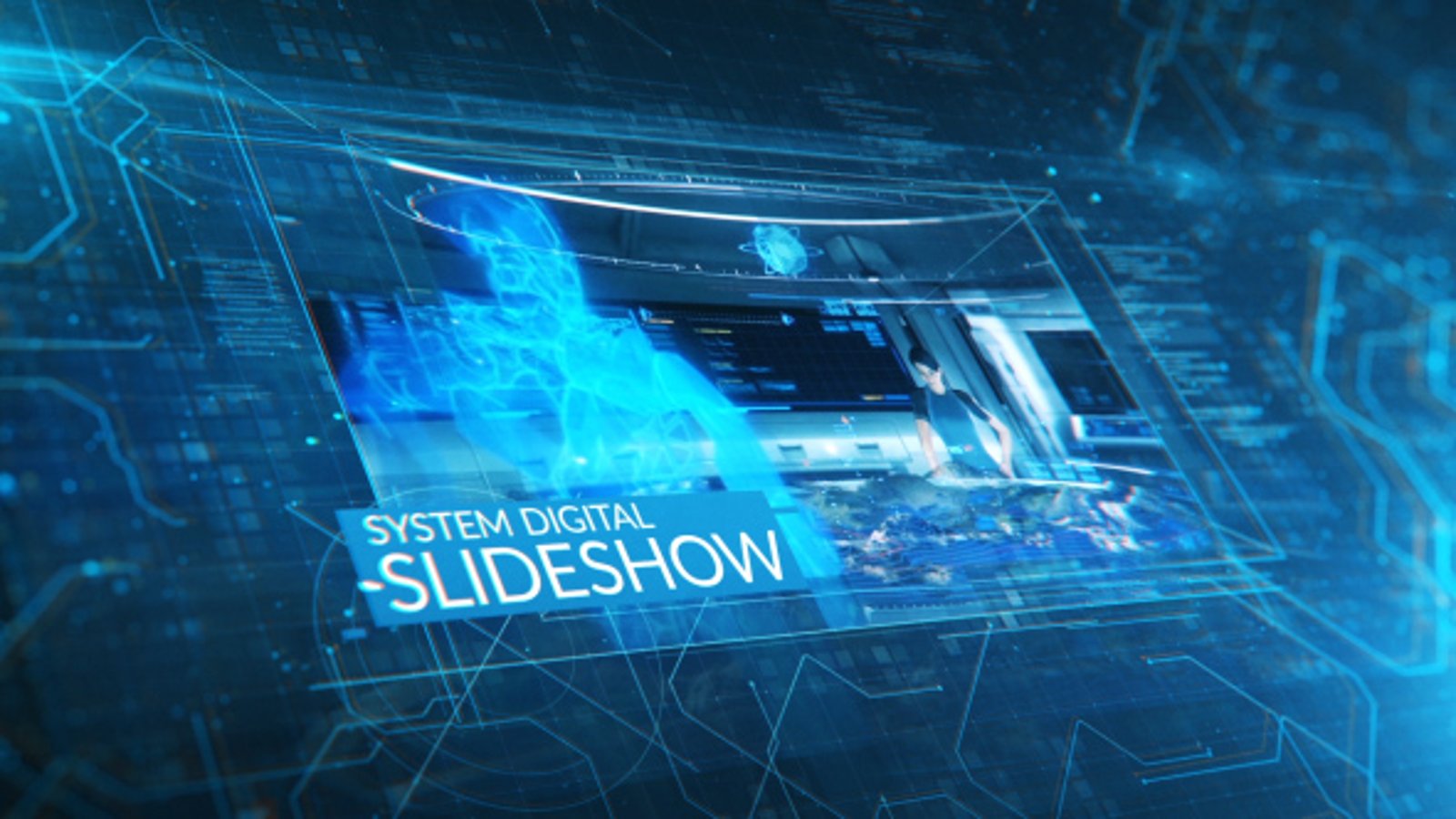 Dynamic Futuristic Digital Slideshow Presentation, Video Displays ft ...