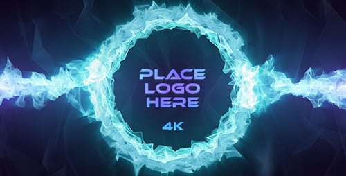 Blue Crystal Logo Circle