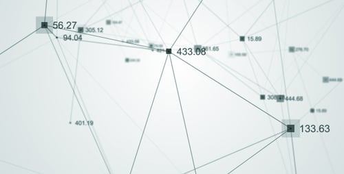 Abstract Digital Network Connections Background