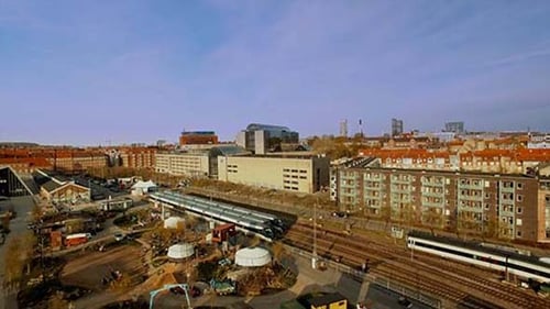 Bahnhof in Aarhus