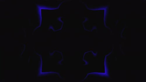 Abstrakte lila Flash Kaleidoskop Vj Loop Animation