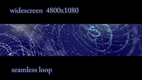 Dynamic Abstract Particle Swirl Lines Widescreen Loop