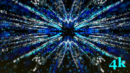 Hintergrund mit blauen Partikeln