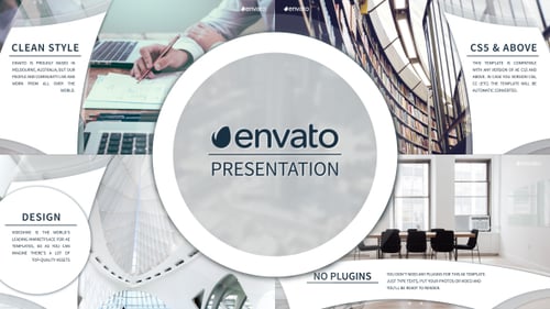 Modern Business Presentation with Dynamic Clean Typography