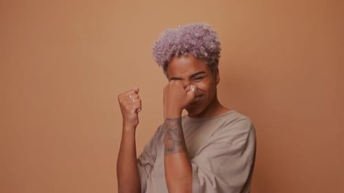 Young Adult Celebrates Success