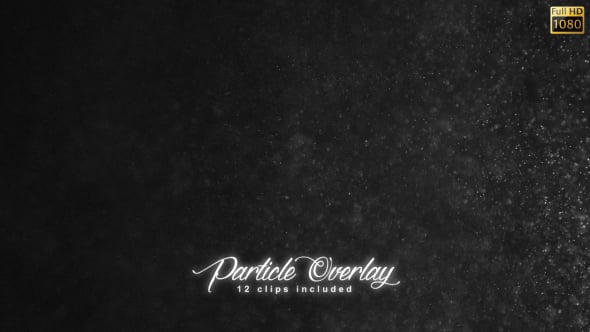 Subtle Particle Light and Dust Overlay Pack, Overlays Motion Graphics ...