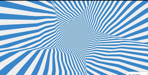 Hypnotic Geometric Stripe Tunnel Loop Background
